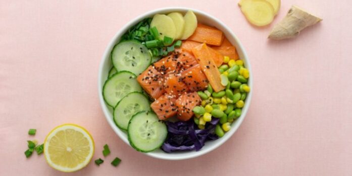 Honey Soy Salmon Bowl Recipe